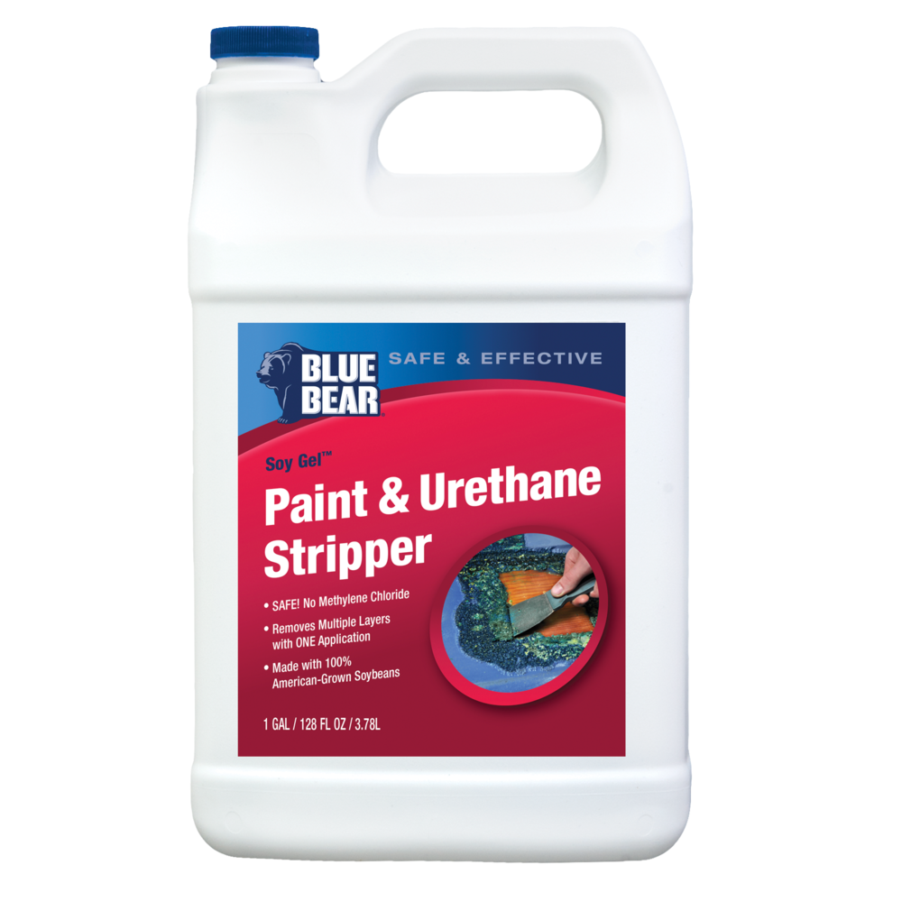 KBS Coatings KBS Strip Gallon - Paint Remover/stripper Gel - Contains No Methylene Chloride - Clings to Vertical Surfaces